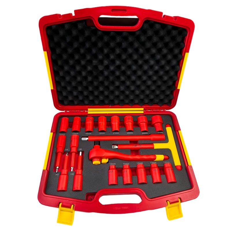 今弘达 JHD-83520 20件套1/2“绝缘棘轮套筒扳手工具组套高清大图