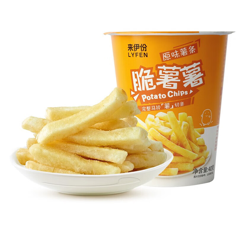 来伊份 脆薯薯薯条(原味)40g*5杯