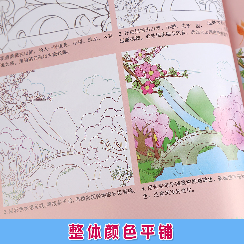 [正版]色铅笔技法入门梦幻世界 彩色铅笔教程书籍 色铅笔完全自学教程 绘画教程书 彩色铅笔基础入门 彩铅绘画书 铅笔画高清大图