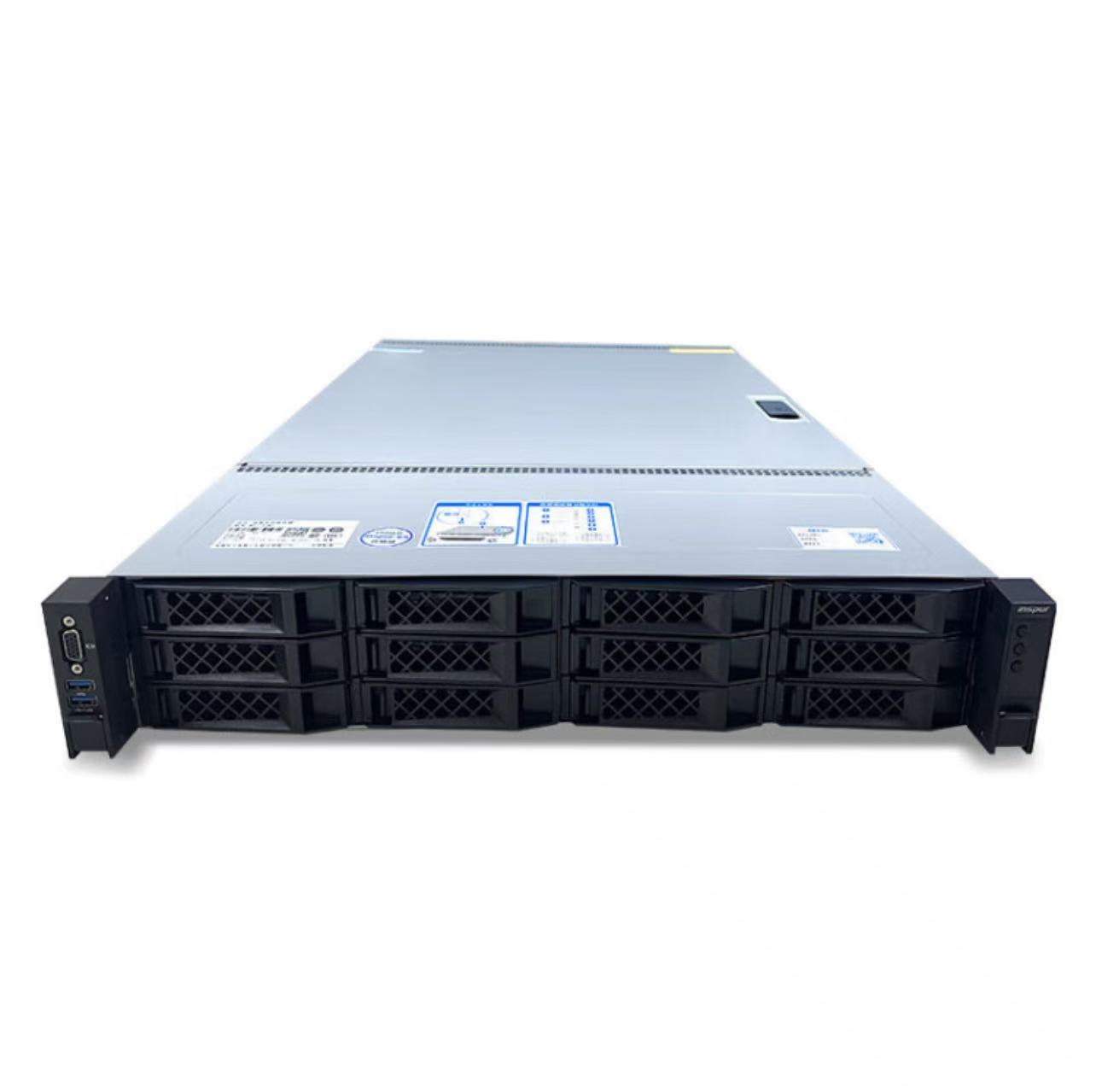 浪潮(INSPUR)NF5280M6机架式服务器 2*5318 32*64GB 4*7.68T+2.4TB*20高清大图