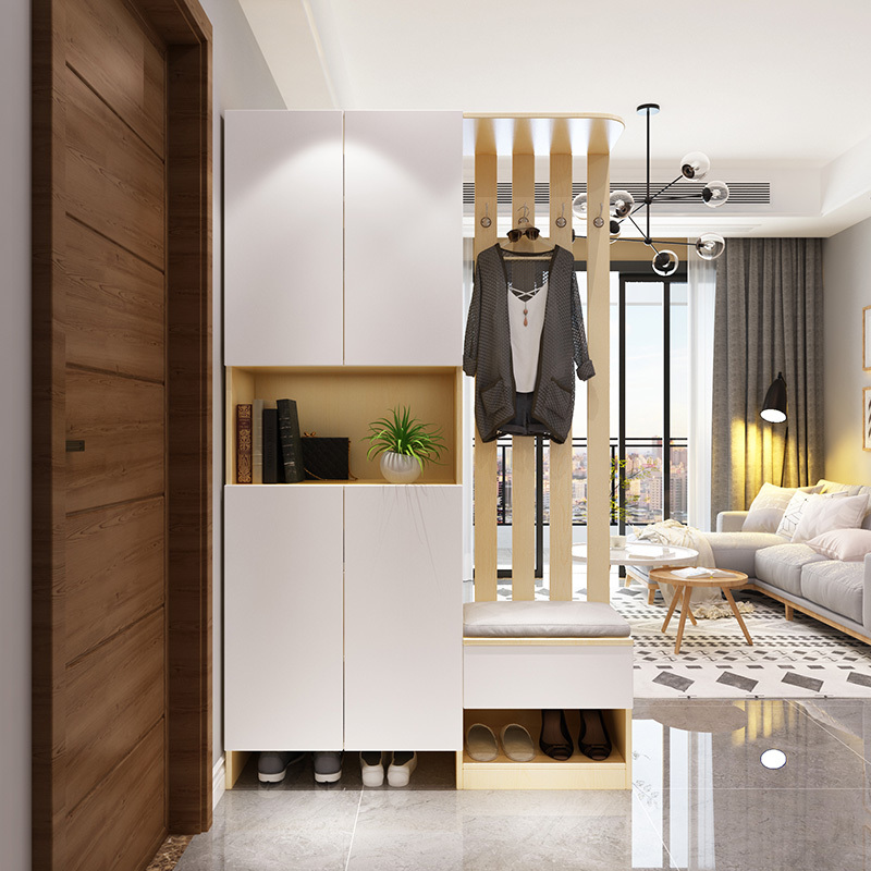 进玄关柜鞋柜一体现代简约入户家用客厅口玄关轻奢风隔断屏风定