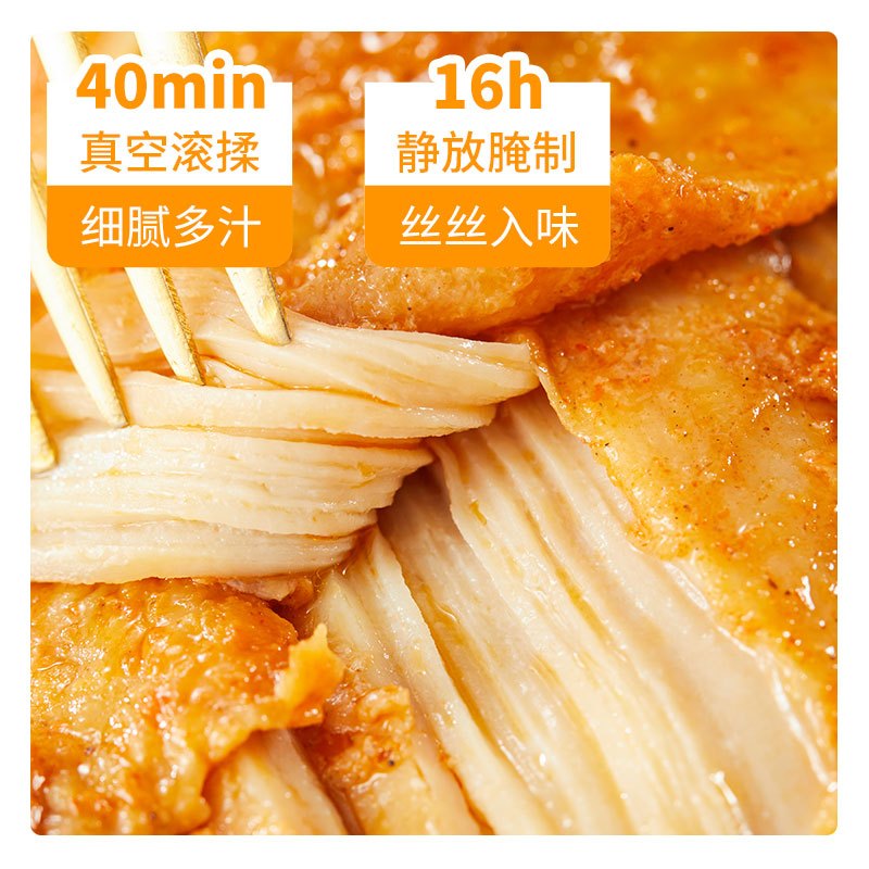 圣农 黑椒香煎鸡腿肉汉堡腿扒腿排鸡排冷冻半成品简餐快餐外卖100g*5包