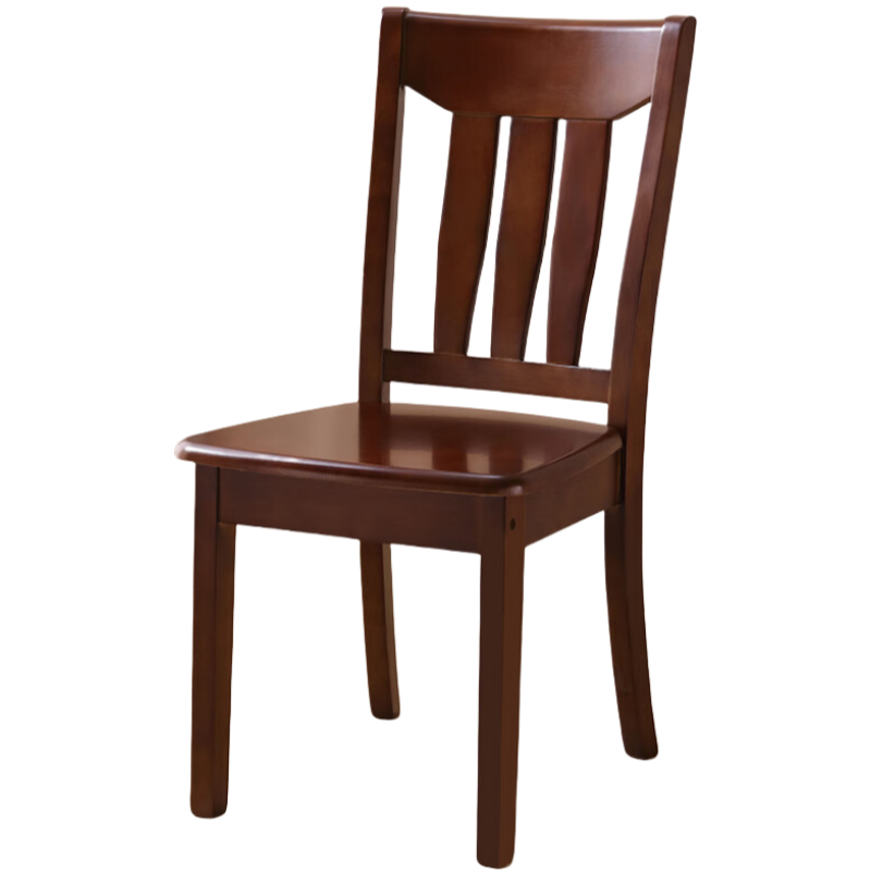 义尊 餐椅木质把高清大图