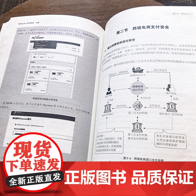 跨境电商与跨境物流一本通 跨境电商网上开店 跨境电商通关与报税 跨境电商支付 跨境物流 跨境电商营销方式 跨境电商人员高清大图