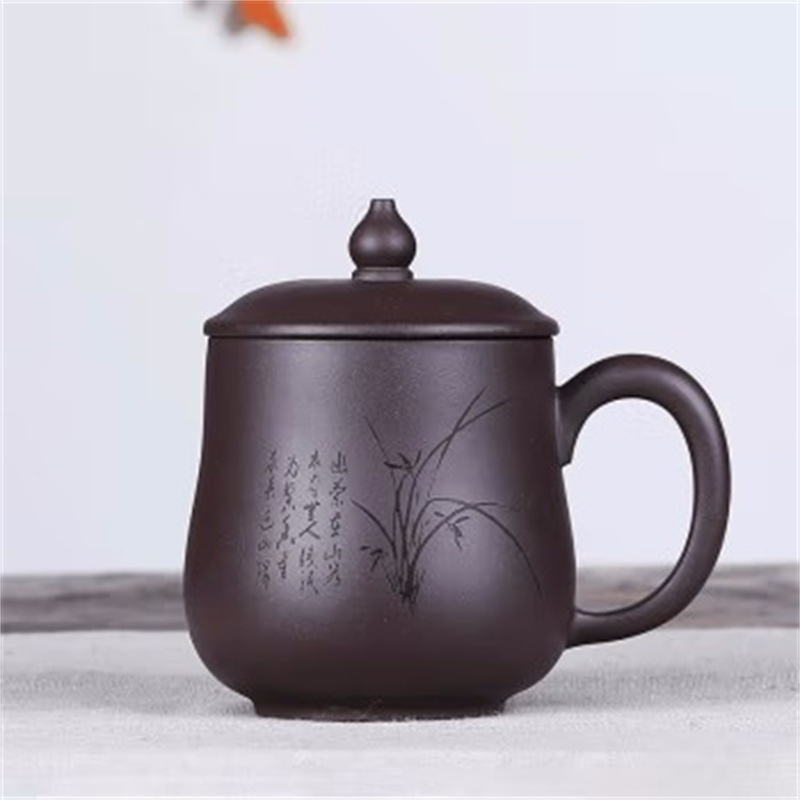 环杰紫砂杯HJ-1173办公杯420ml