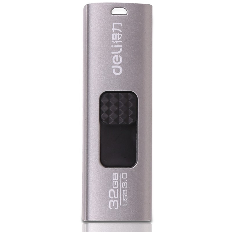 得力(deli)2173U盘推拉式 USB高速3.0 (32GB)高清大图