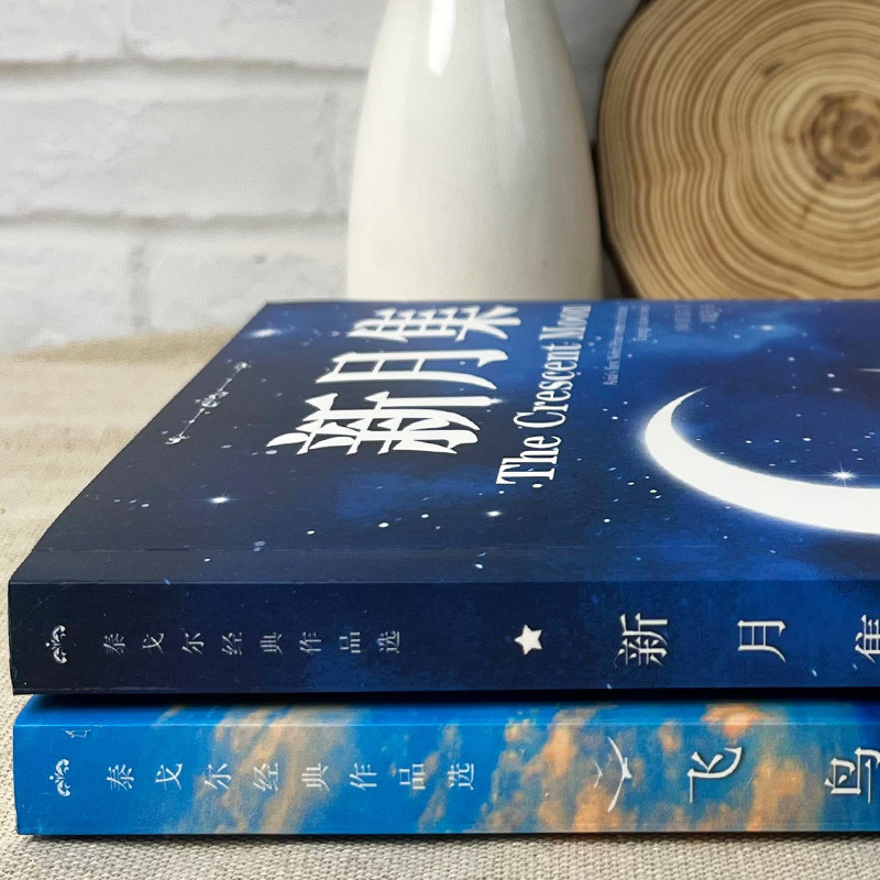[共3册]飞鸟集+新月集+艾青诗选 [正版]飞鸟集泰戈尔诗选双语全2册 飞鸟集+新月集英汉对照双语版 生如夏花泰戈尔诗选