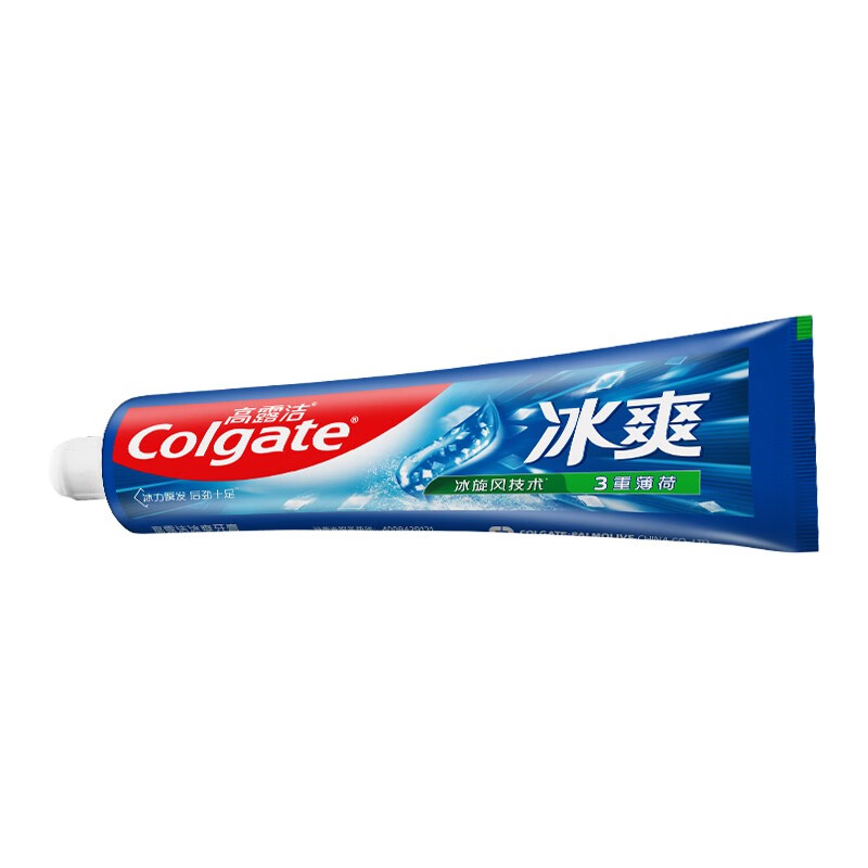 高露洁(Colgate)冰爽牙膏三重薄荷 180g高清大图