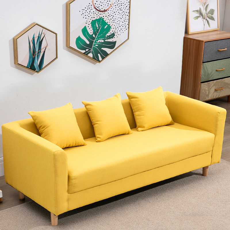 小户型布艺沙发出租屋公寓经济小沙发简约沙发椅客厅家具三人沙发定制