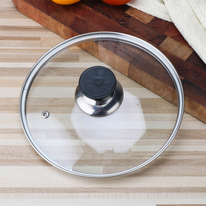 品牌优选透明锅盖子钢化玻璃盖炒菜锅盖不粘锅锅盖把手家用汤锅蒸锅盖