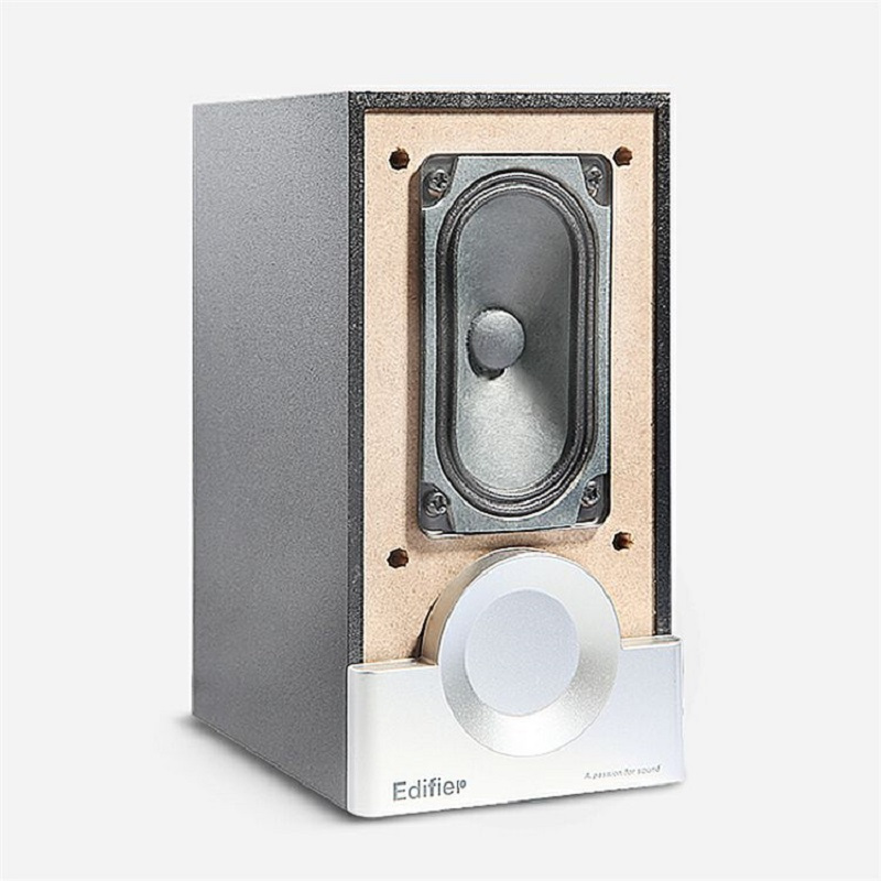 漫步者 R18T对箱电脑音箱/2.0声道/2.8W/50x90mm/旋钮(套)
