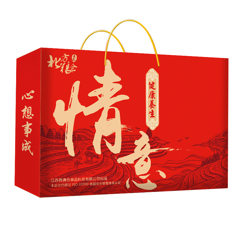 北方粮仓景记 五谷杂粮组合套装 玉米碴糙米燕麦仁组合 情意五谷杂套装1200g