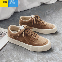 聚范帆布鞋男潮流日系原宿风鞋子男潮鞋百搭平底板鞋2024新款夏季男鞋 40 卡其