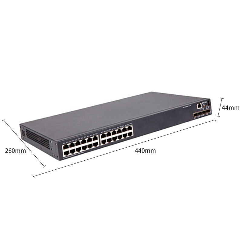 华三(H3C)LS-5560-30S-EI 24口全千兆三层网管企业级核心网络交换机万兆上行端口