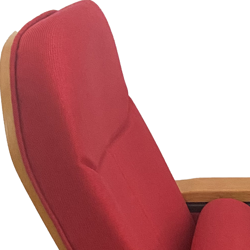 臻远ZY-LTY-06 礼堂椅剧院椅会议室椅子红色不带前写字板单人位高清大图