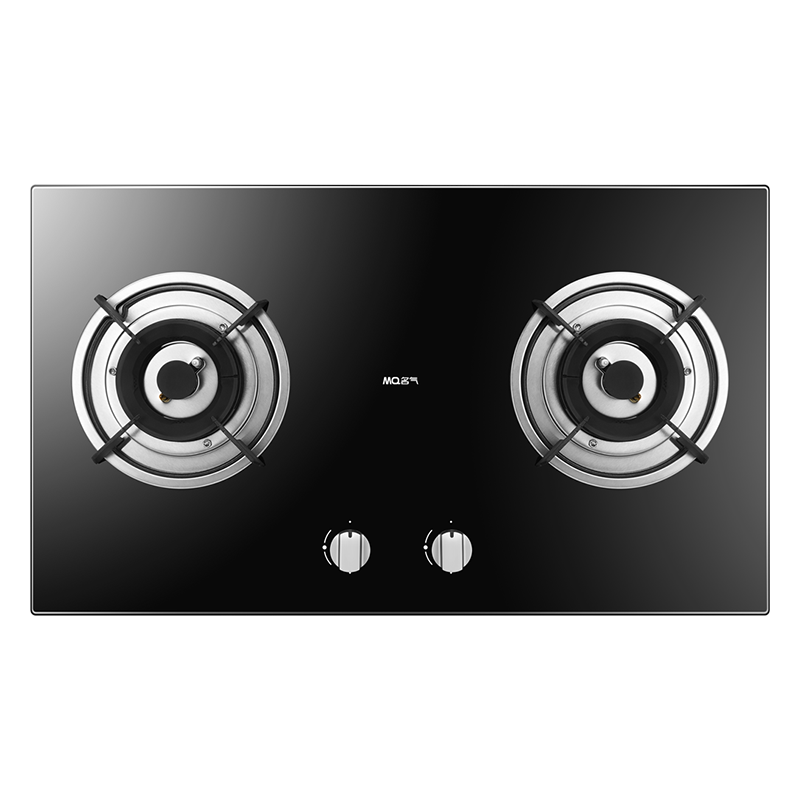 老板名气燃气灶煤气灶双灶家用台嵌炉灶天然气灶液化气灶具黑色天然气