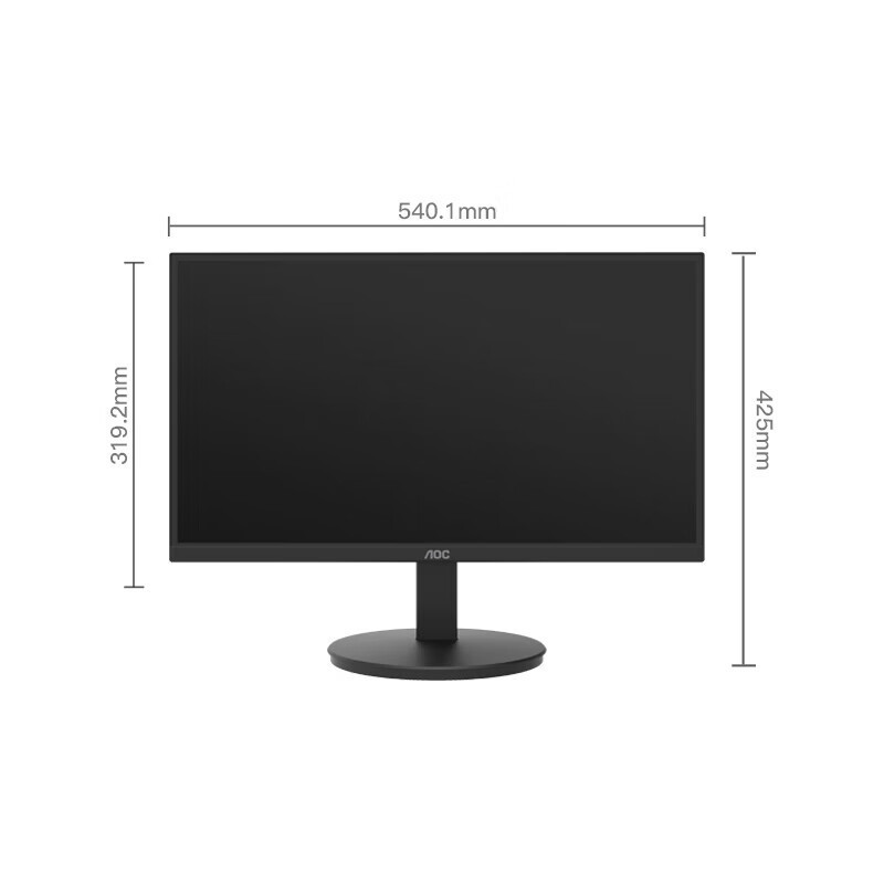 AOC 24E11XHM电脑显示器 23.8英寸100Hz 1080P全高清低蓝光家用办公液晶电脑屏幕AOC 24E11XH电脑显示器高清大图