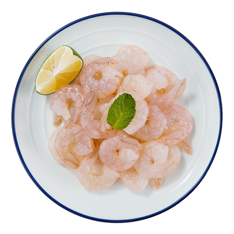 寰球渔市 活冻南美青虾仁 2斤南美进口虾仁 1kg/盒 冷冻虾 海鲜水产