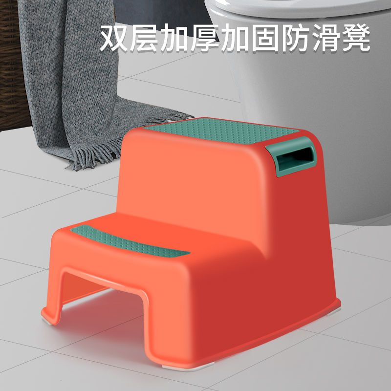 儿童洗手垫脚凳踩脚椅子宝宝洗漱凳浴室防滑阶梯凳脚踏凳台阶增高