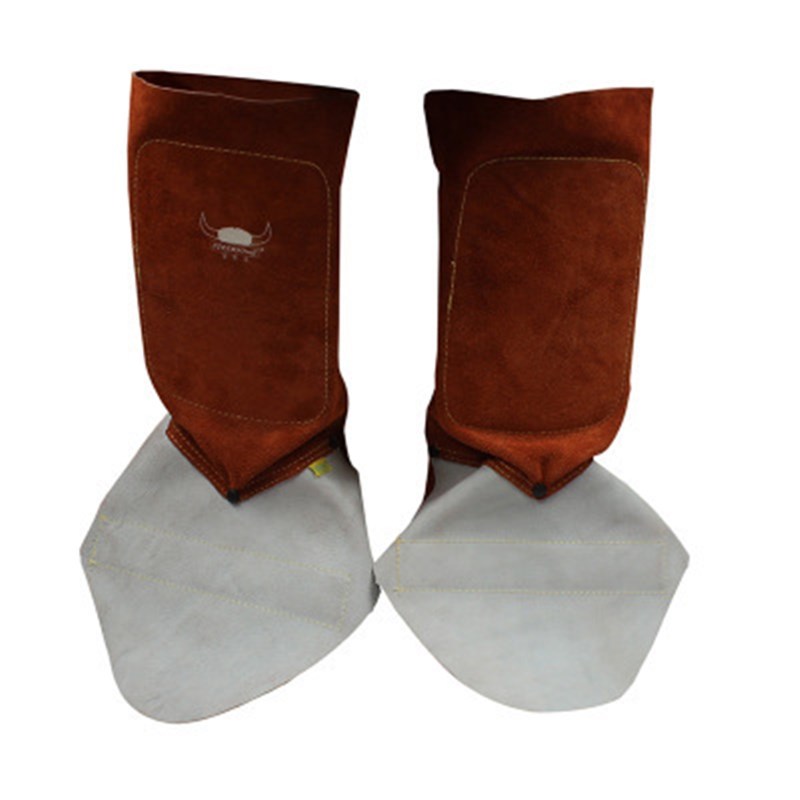 威特仕(weldas)44-7112蛮牛王护腿脚盖防金属飞溅牛皮焊接护腿脚盖