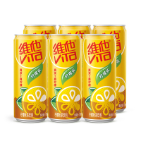 维他奶 维他柠檬茶饮料310ml*6罐 铝罐装 柠檬果味红茶 细长罐
