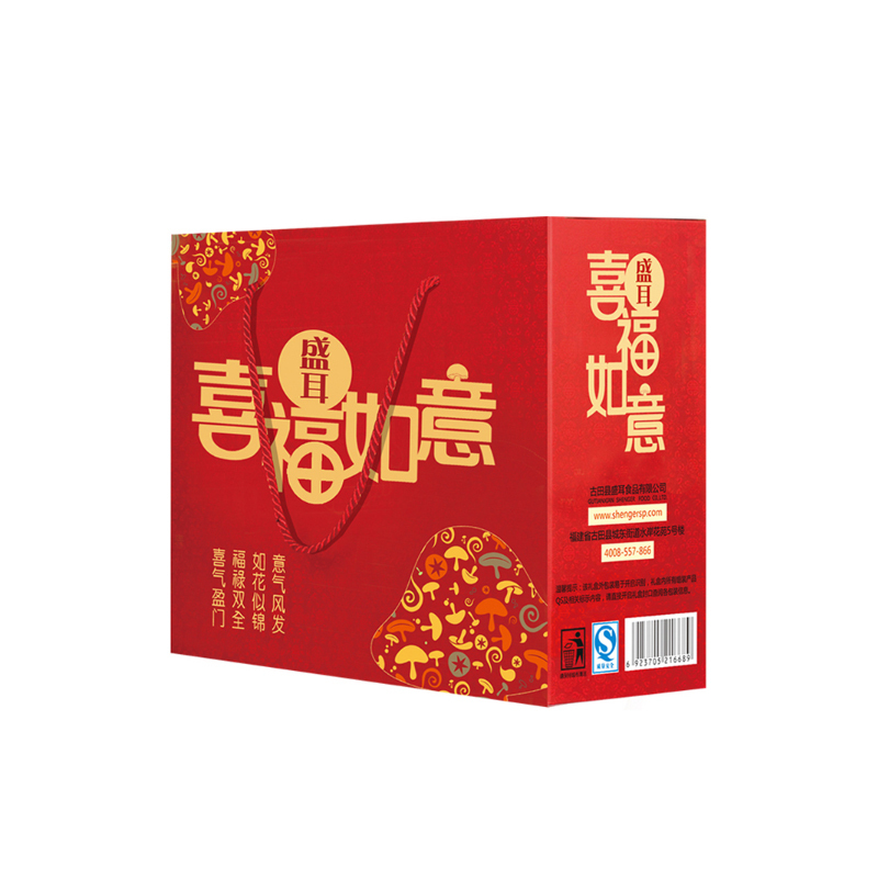 盛耳菌菇干货礼盒装580g