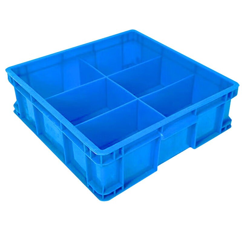 稳斯坦(Winstable) WST012 方六格箱 395*395*125mm 零件盒 蓝色 (计价单位:个)高清大图