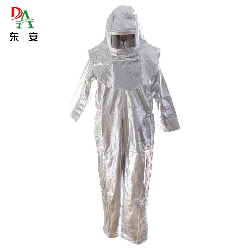 东安隔热服耐高温铝箔隔热工作服防火服隔热服阻燃防烫服火灾服连体服耐高温0度