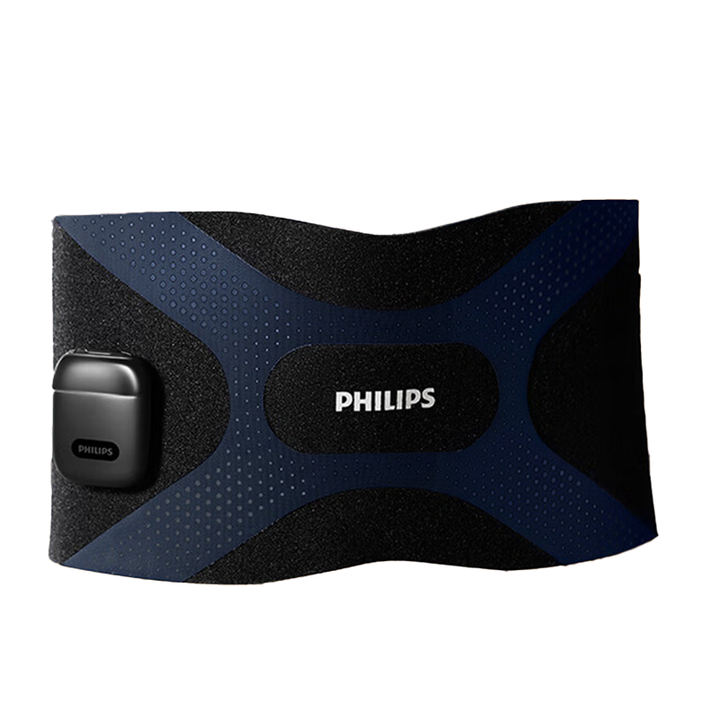 飞利浦(PHILIPS)懒人腰腹健身仪 EMS微电流无线热敷暴汗束腰腰带腰部按摩器腰部按摩仪暖宫腰带送礼物3305B