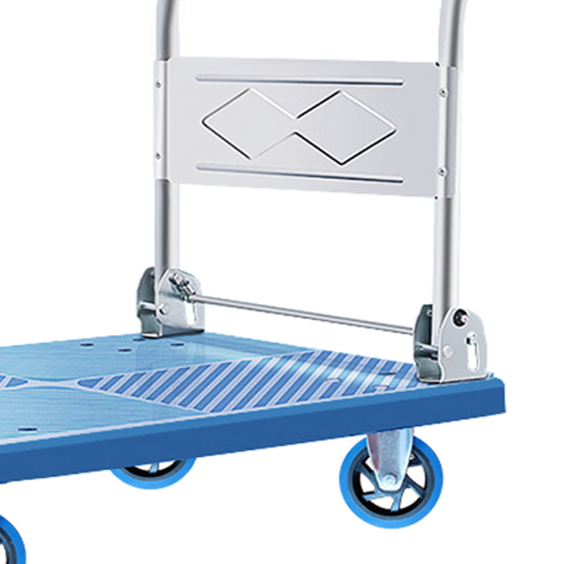 苏识 640*1060mm-蓝色 微静yin载重500kg 折叠手推车 1.00 辆/个 (计价单位:个) 蓝色高清大图