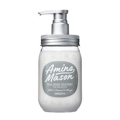 Amino mason 氨基研 日本进口牛油果无硅油清爽型护发素/乳 450ml 防脱控油 维护头皮健康