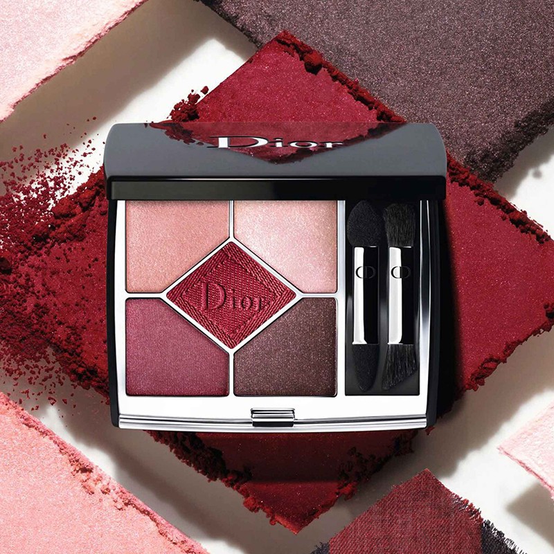 迪奥Dior 五色眼影盘 高定新款磨砂外壳款 大地色显色持妆 高订眼影盘-879特拉法尔加