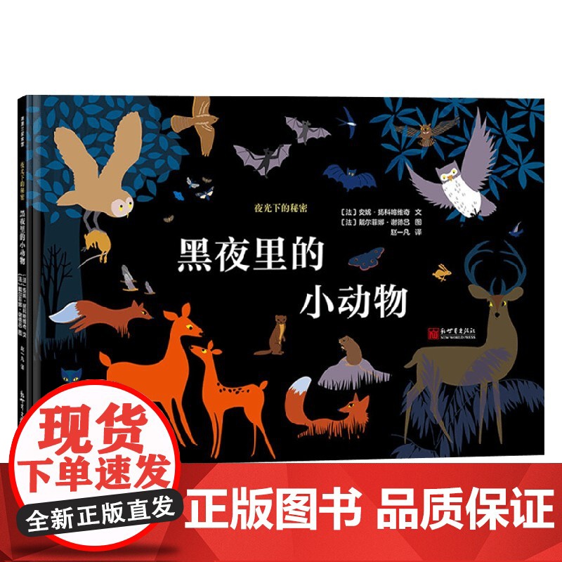 黑夜里的小动物 3-8岁 安妮·扬科略维奇 著 儿童绘本高清大图