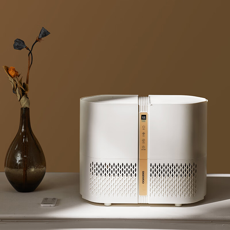 大宇(DAEWOO)纯净型加湿器 PH01(奶糖白) 4L