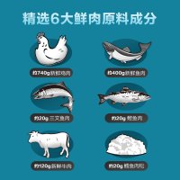 LORDE猫粮 天然粮成年猫粮2kg 精选鳕鱼鸡肉冻干