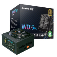 甲骨龙 航嘉WD750K金牌750W电脑电源 额定750W 金牌电脑电源全新盒装金牌全模组主机电源 单电源