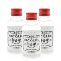 [3瓶装]法国双飞人药水50ml/瓶 可口服 香港版原装进口正品驱蚊止痒提神消暑RICQLES利佳薄荷水
