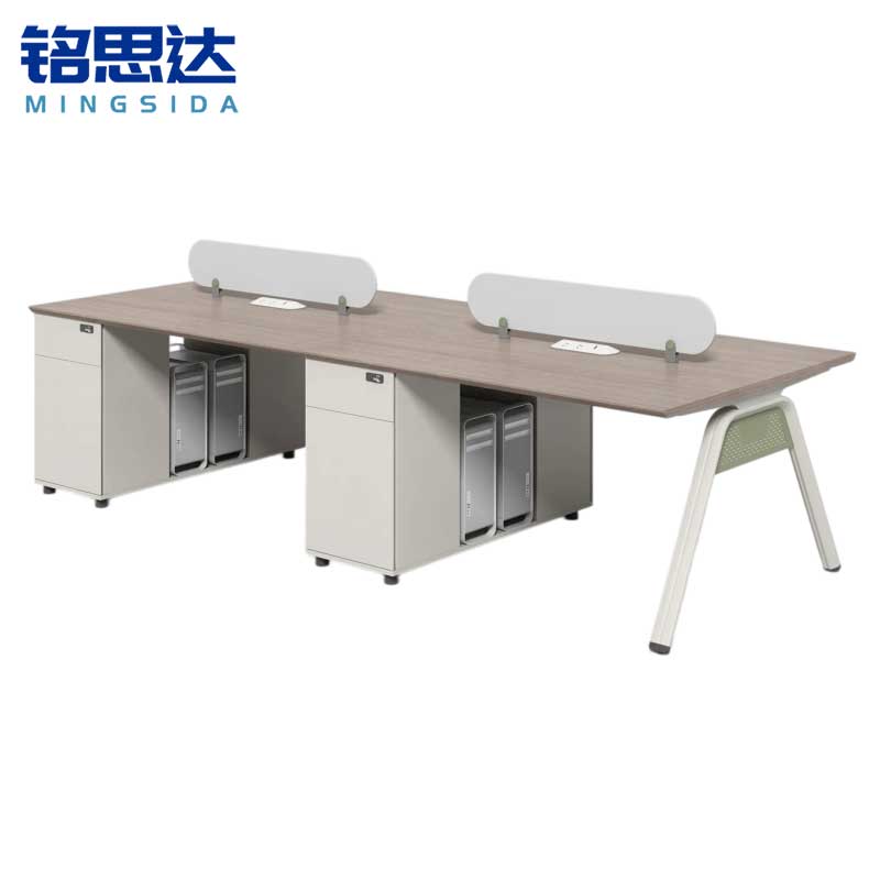 铭思达办公桌四人张高清大图