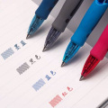 晨光文具GP1008 按动中性笔学生0.5红笔签字笔商务子弹头考试专用水笔高颜值办公用品黑色 12支/盒