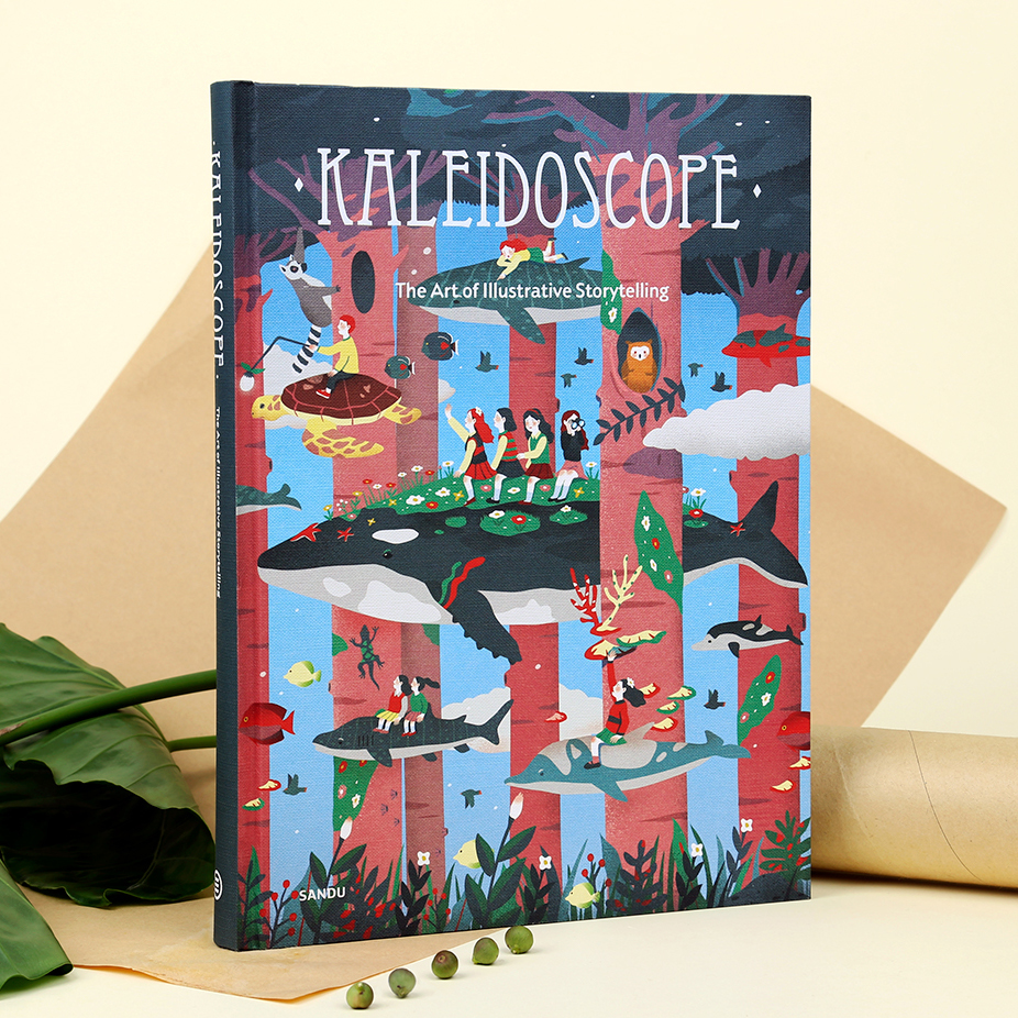 [正版]Kaleidoscope 缤纷视界 艺术卡通美术人物插画画册画集素材作品集 看得见故事的插画设计书籍高清大图