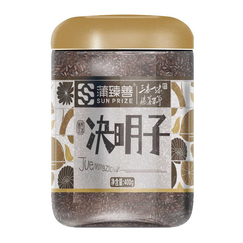 蒲臻善决明子甄选饱满原生颗粒质地紧实日常冲泡饮用清爽怡人400g