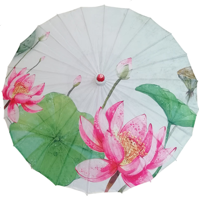 唯美古典舞蹈伞演出防雨油纸伞绸布伞摄影装饰伞工艺伞