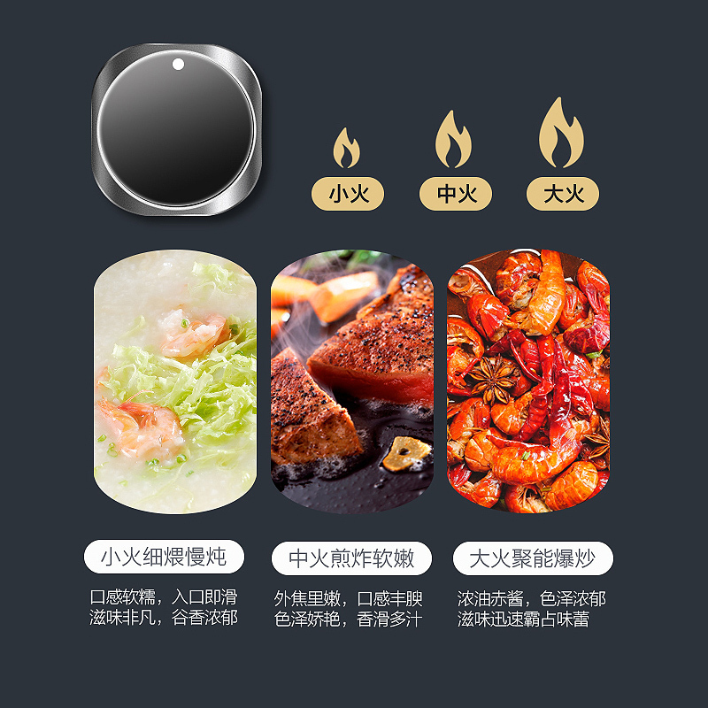 澳柯玛(AUCMA)燃气灶液化气家用双灶4.2KW大火力煤气灶具台嵌两用一级能效猛火灶台JZY-3D109B[液化气]