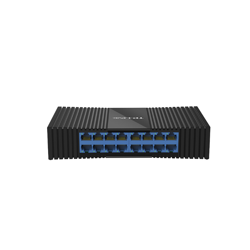 iKuai TP-LINK TL-SF1016M 16口百兆交换机 交换器 监控网络网线分线器 2个起订 企业定制