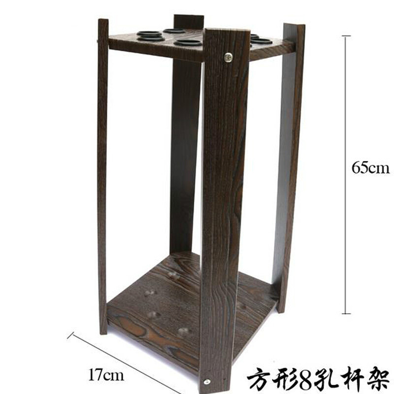 落地式多孔台球杆架美式斯诺克花式九球中式黑八桌球杆用品配件八孔