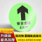 水龙珠(SHUILONGZHU)标识牌自发光pvc箭头耐磨地贴墙贴200*400标识(一包5个装)花色可联系客服选配