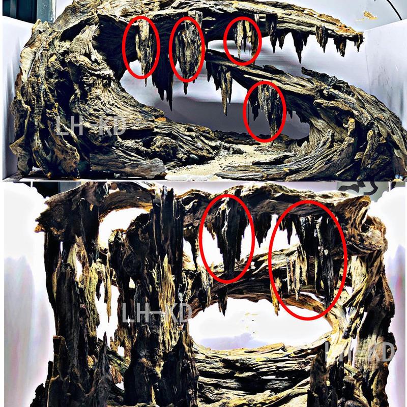 杜鹃根枝条木藤条榕树须鱼缸水族箱造景装饰套餐沉木枝条水景骨架 沉木枝条5-10CM5根送胶水