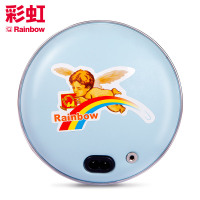 彩虹(RAINBOW)电热暖手器(中号蓝色) 充电暖手炉暖手宝 取暖绒布套安全防爆