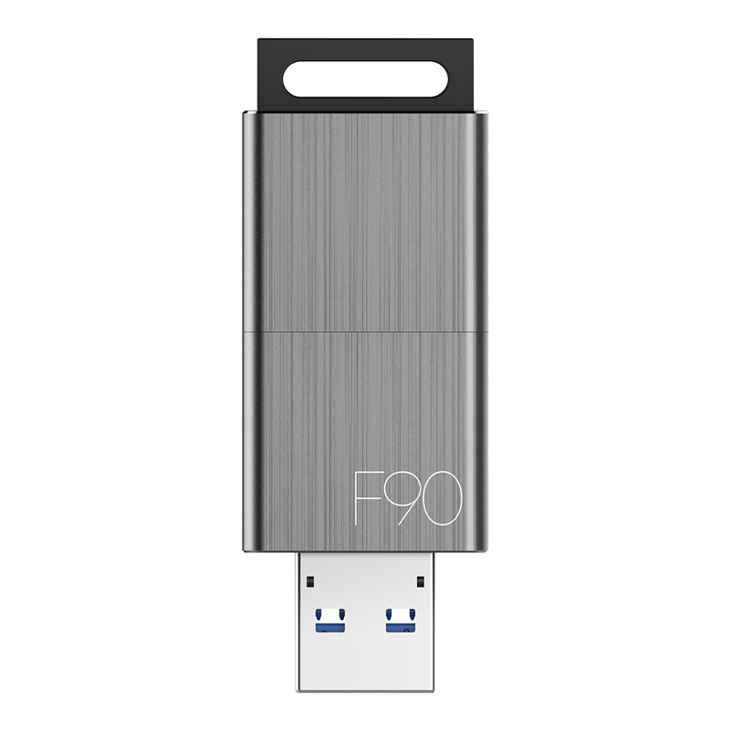 忆捷 (EAGET)F90 U盘 USB3.0高速 金属推拉式车载商务优盘 防尘 防水 防震 64GB高清大图