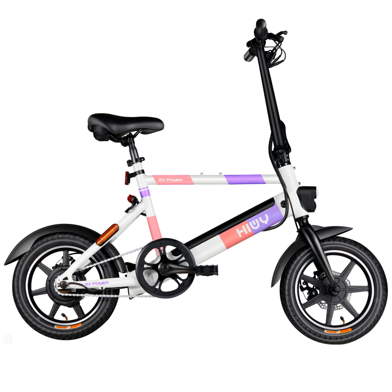 中新动力(ZX POWER)电动车HIWY 锂电电动车玄武黑7.5AH 可折叠电动车 14寸电动车